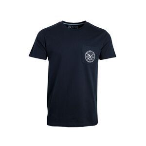 Weird Fish Mens Tidal Natural Short-Sleeved T-Shirt / Navy